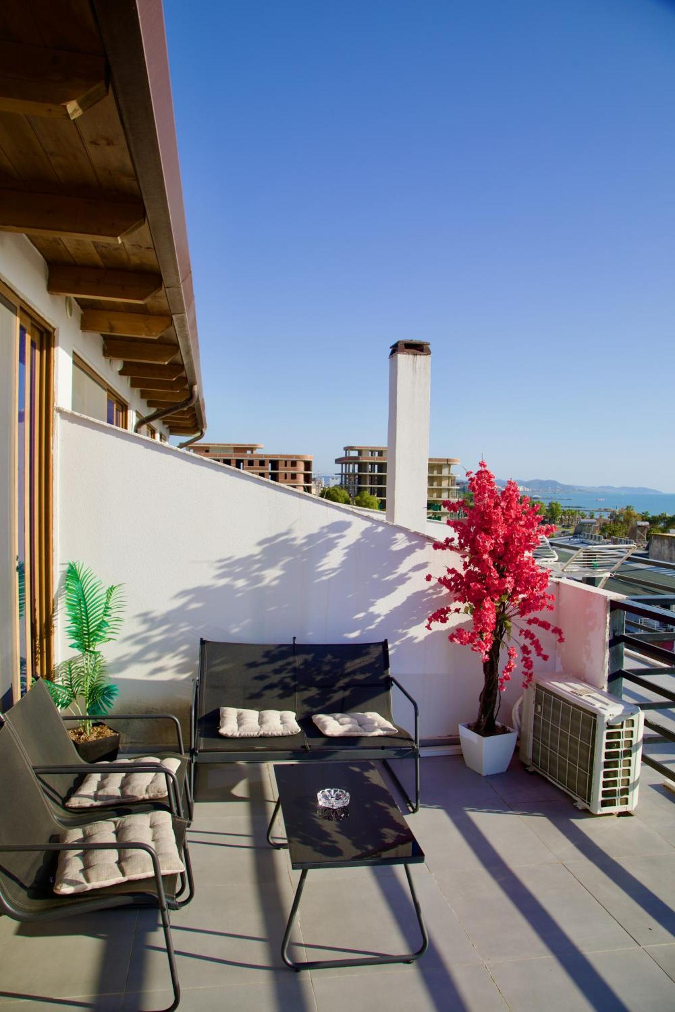Sea View Apartments Golem  Esterno foto